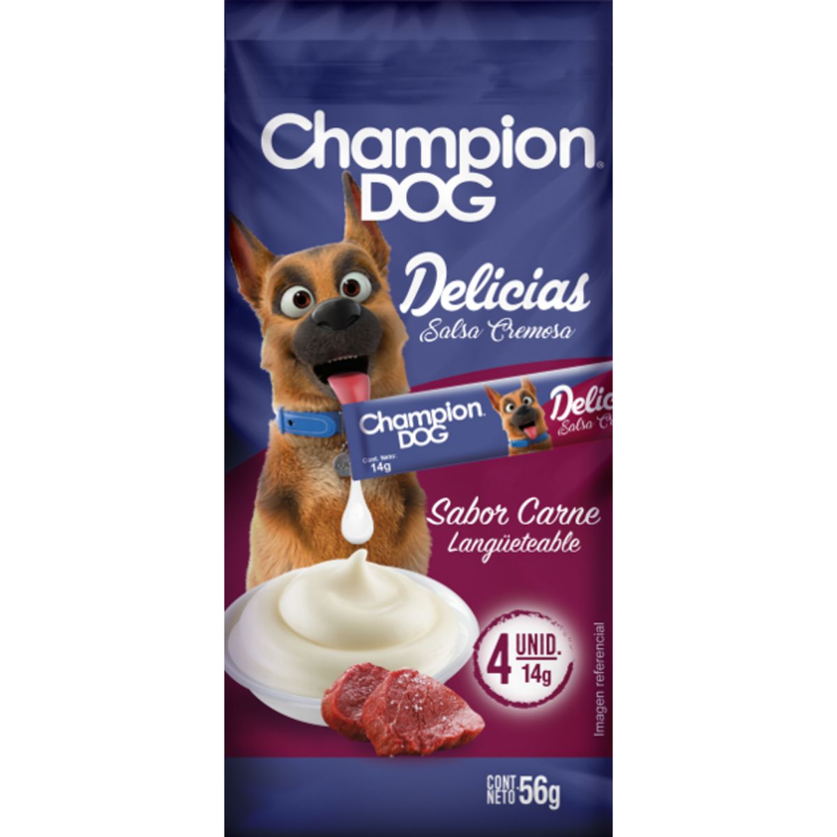 CHAMPION DOG - Pack Snack para Perro Adulto Carne 