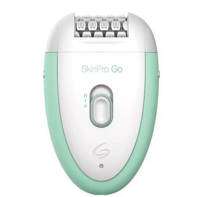 Depiladora Eléctrica Skin Pro Go Ii Para Piernas Y Cuerpo Con 2 Cabezales