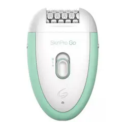 GAMA - Depiladora Eléctrica Skin Pro Go Ii Para Piernas Y Cuerpo Con 2 Cabezales