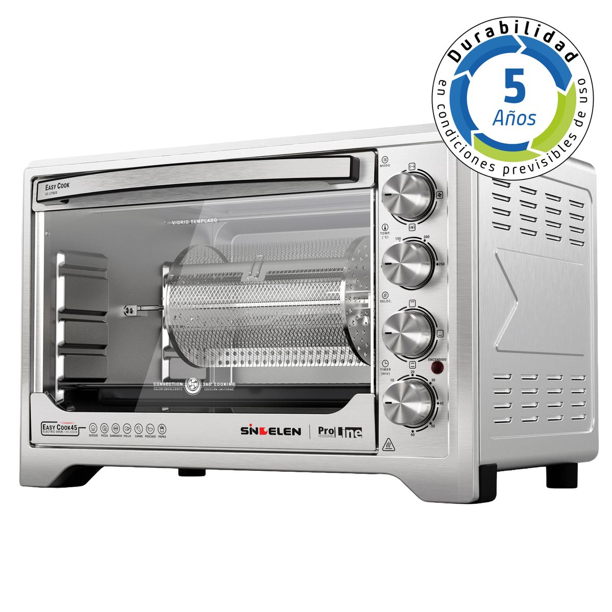 Horno Eléctrico 45 Litros HE-450IN, marca SINDELEN - Foto Principal