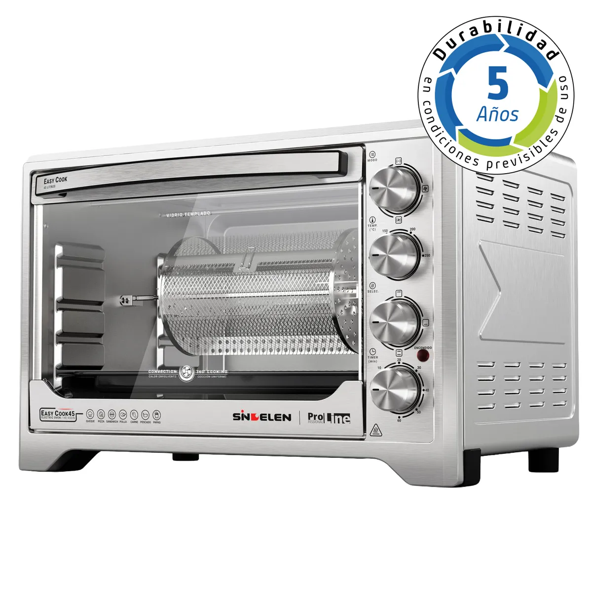 Horno Eléctrico 45 Litros HE-450IN, marca SINDELEN - Foto Principal