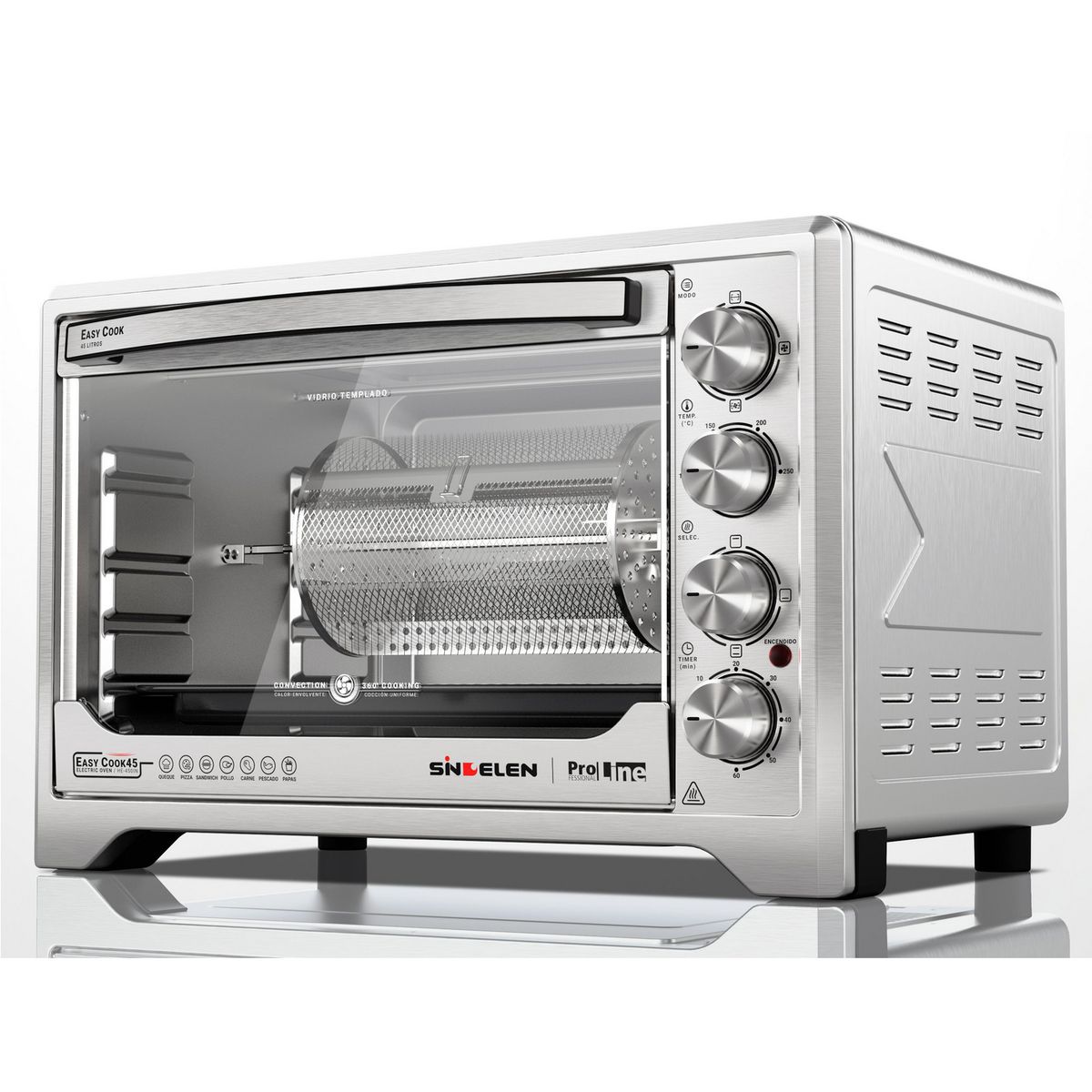 SINDELEN - Horno Eléctrico 45 Litros HE-450IN