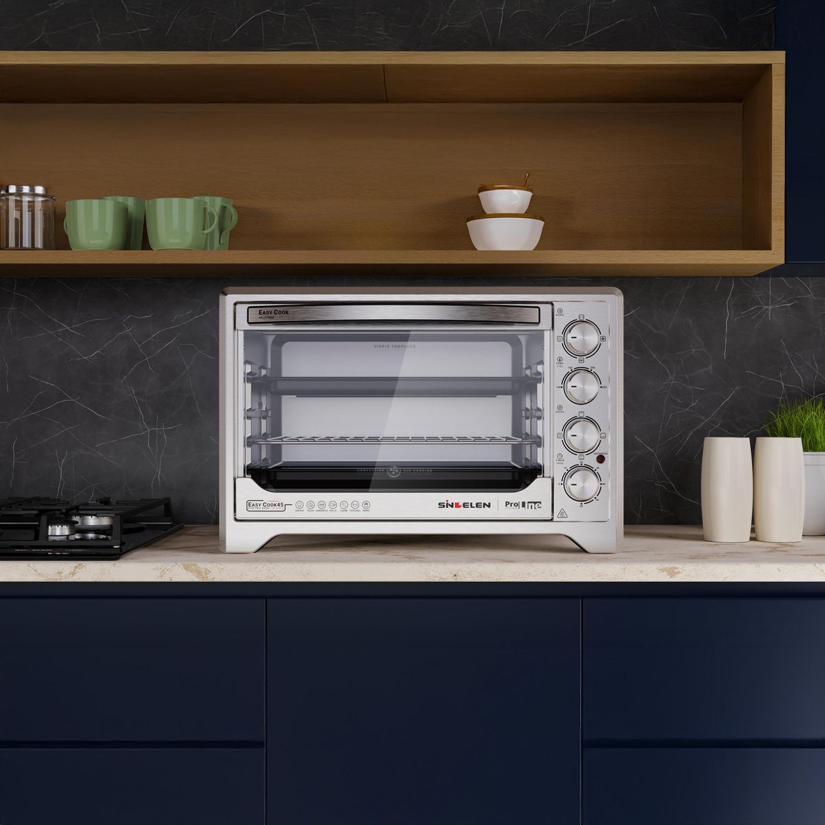 SINDELEN - Horno Eléctrico 45 Litros HE-450IN