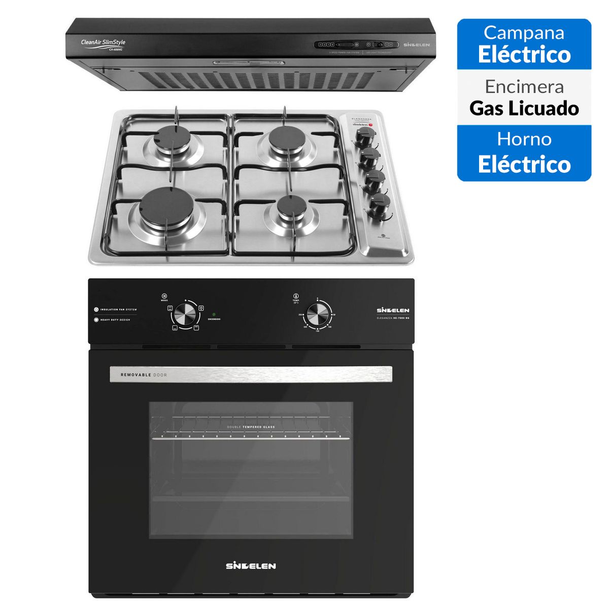 SINDELEN - Kit Campana Horno Encimera 157