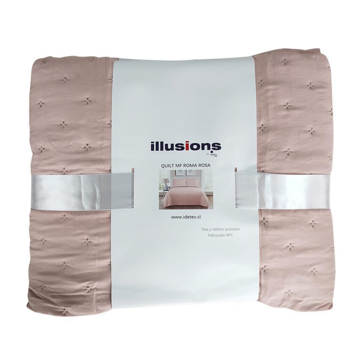 ILLUSIONS - Quilt Super king Roma Rosa 