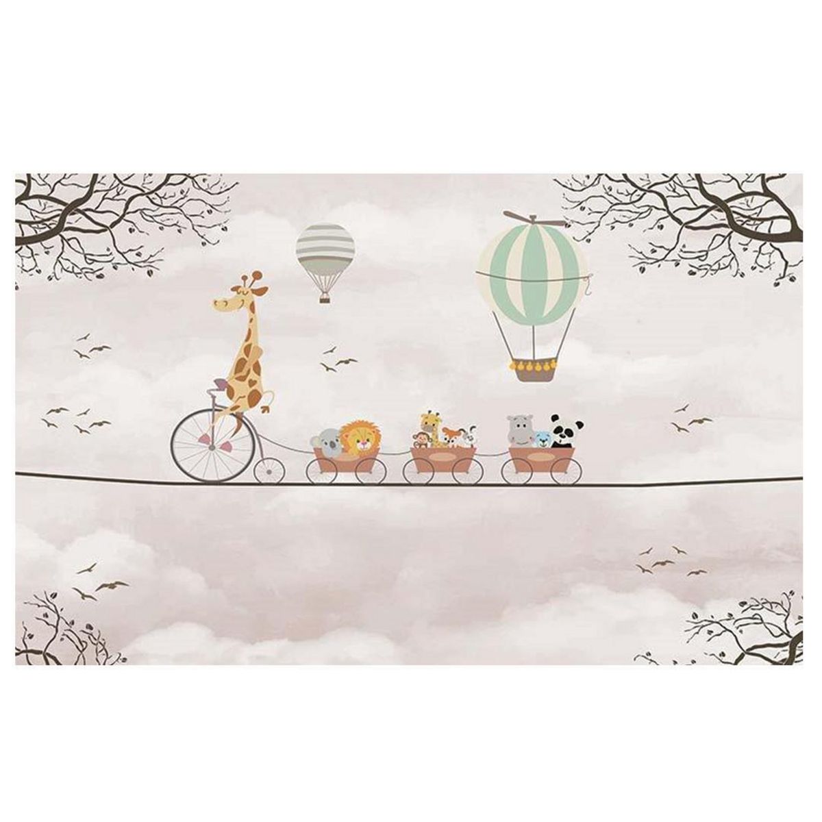 IDETEX - Alfombra Baby 100x133 cm Polipropileno Rosa