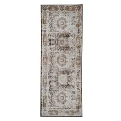 IDETEX - Alfombra Keni 67x180 cm Polipropileno Café