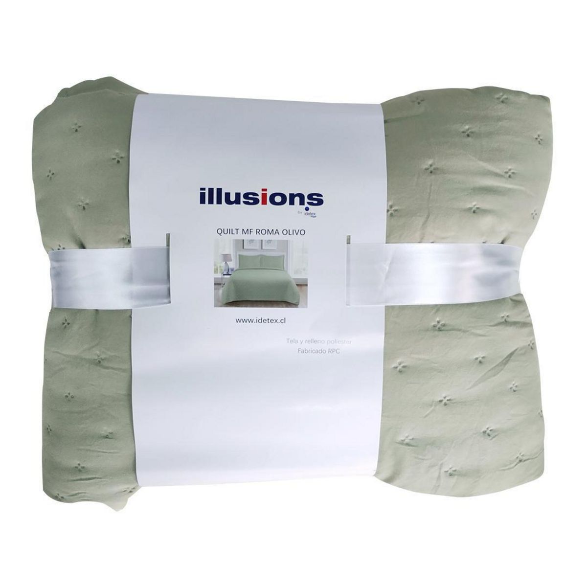 ILLUSIONS - Quilt Super king Roma Olivo 