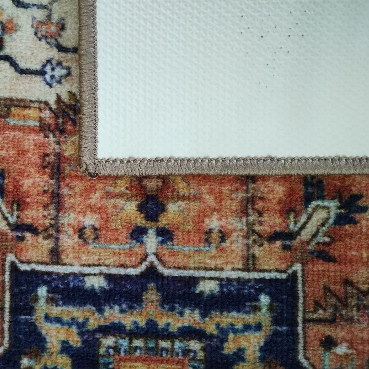 IDETEX - Alfombra Moka 67x180 cm Polipropileno Rojo