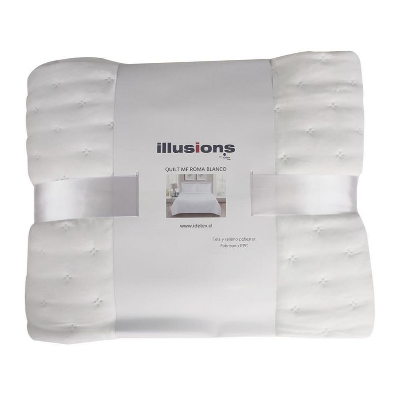ILLUSIONS - Quilt Super king Roma Blanco