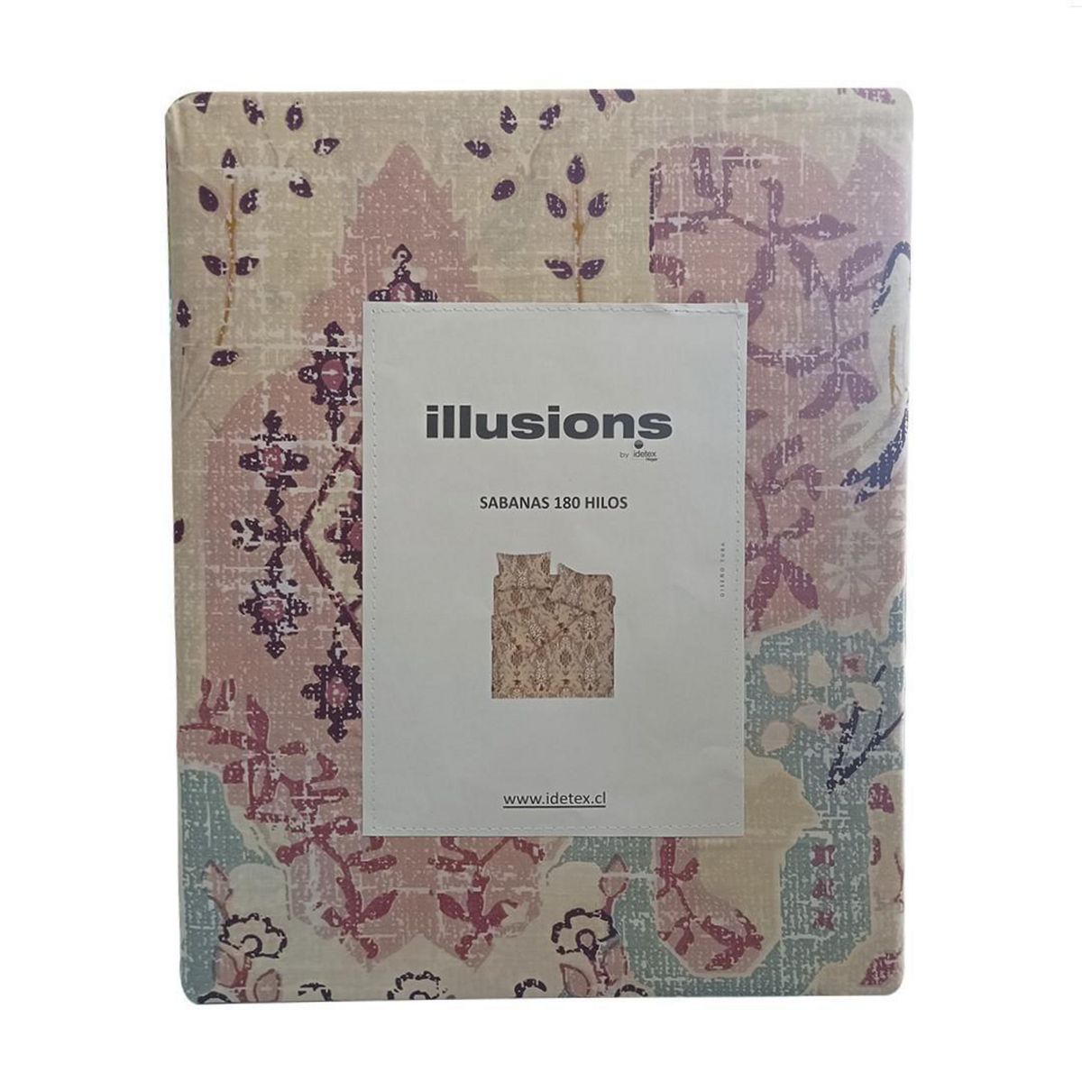 ILLUSIONS - Sabana Tuba King 180 Hilos Multicolor