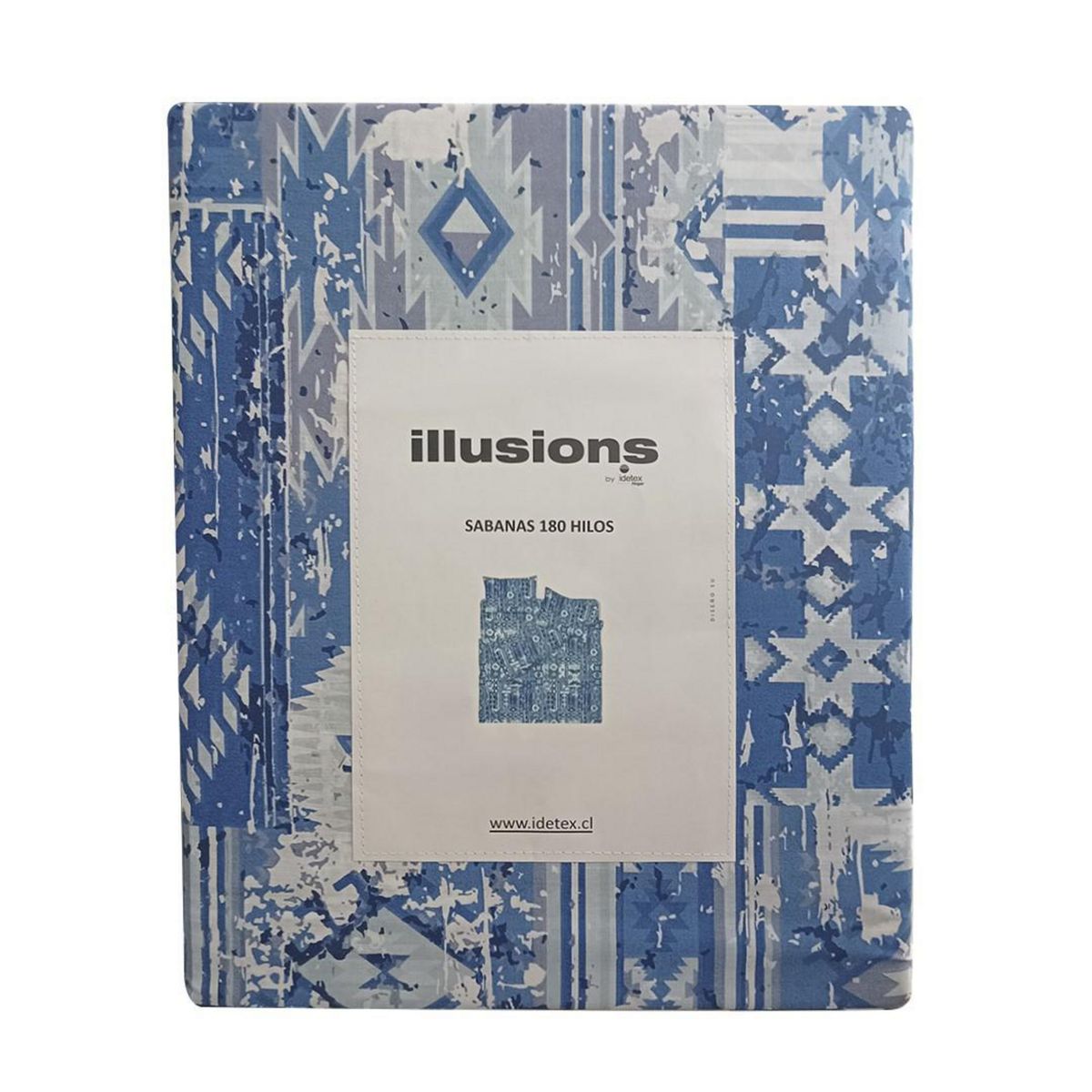 ILLUSIONS - Sabana Su King 180 Hilos Azul