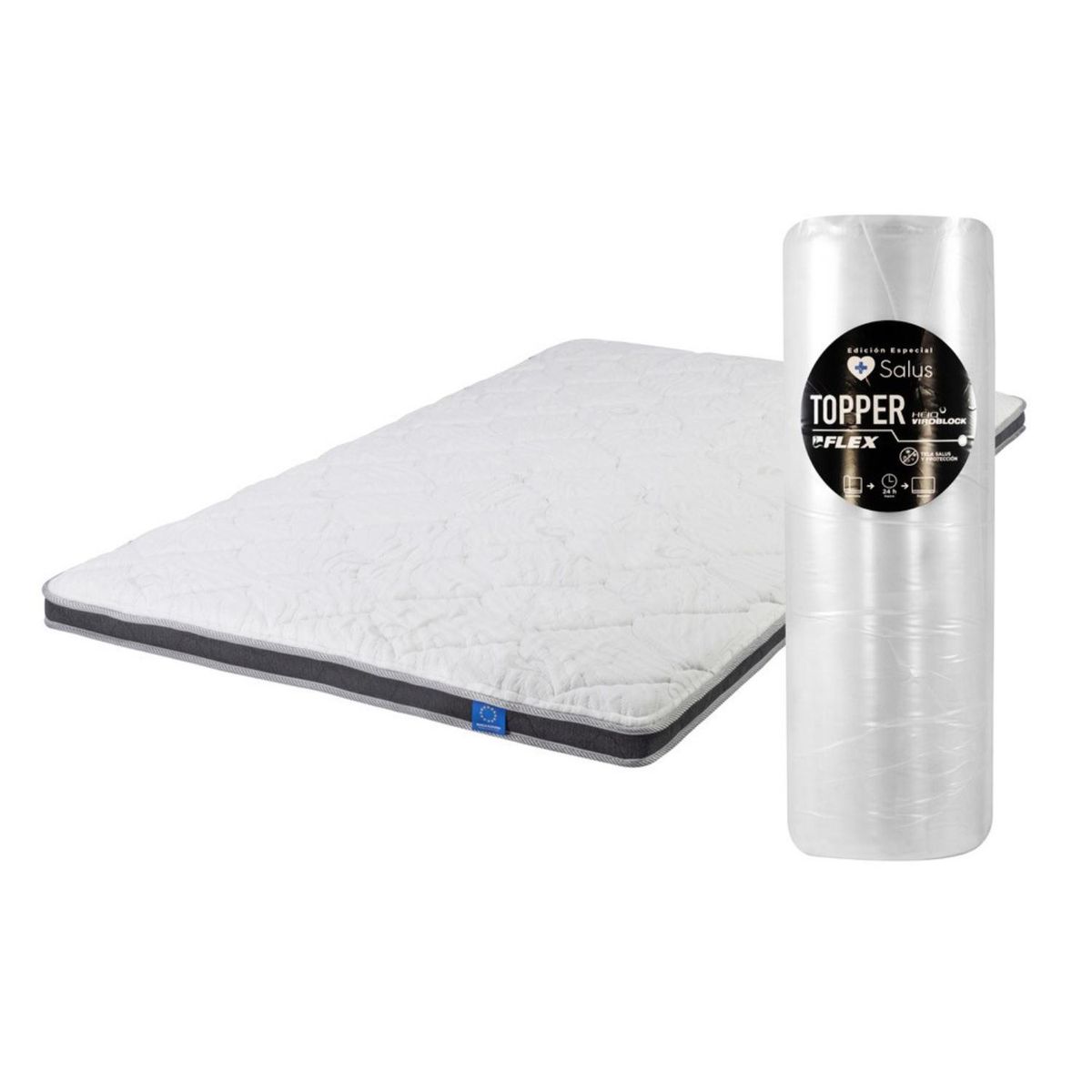 FLEX - Topper Salus 1,5 plaza + Almohada Salus
