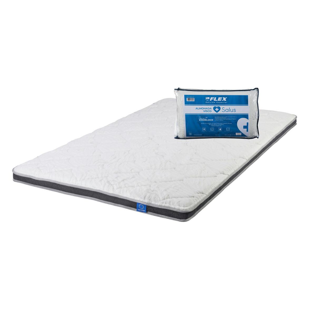 FLEX - Topper Salus 1,5 plaza + Almohada Salus