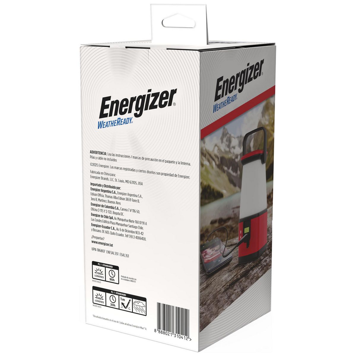 ENERGIZER - Farol de emergecias 500 lúmenes