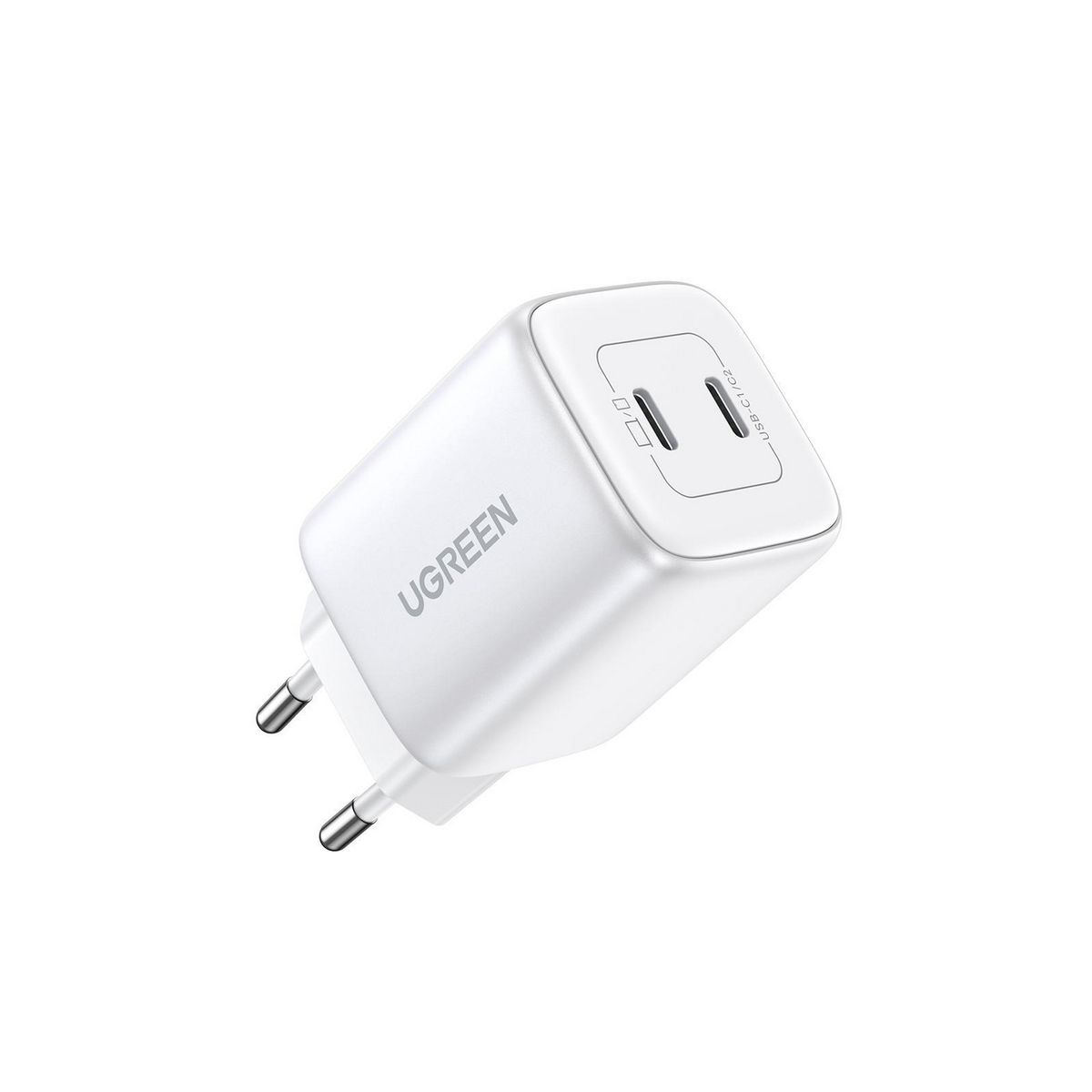 UGREEN - Cargador 45W Nexode GaN Tech PD 2 USB-C Blanco CD294
