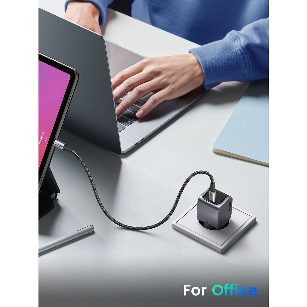 UGREEN - Cargador Slim GaN Tech High Power 30W USB-C X703