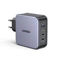 Cargador Rápido Gan Tech 140W 2 Usb C + A Cable C/ 100W