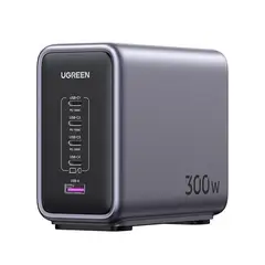 UGREEN - Super cargador para Escritorio 300W con 1 Puerto USB-A + 4 Puertos USB-C CD333