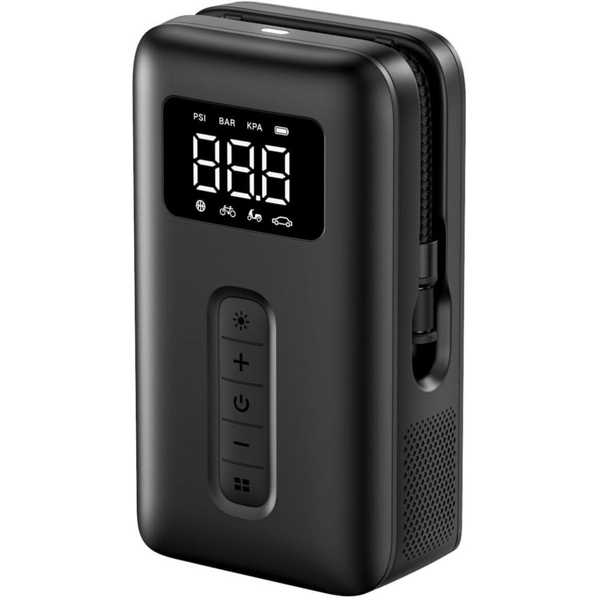 UGREEN - Inflador Portátil Recargable Ugreen 150 psi para Neumáticos Negro