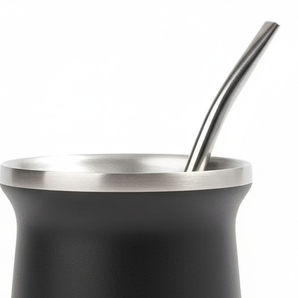 THERMOS - Matero con Bombilla 260 ml Acero inoxidable Negro