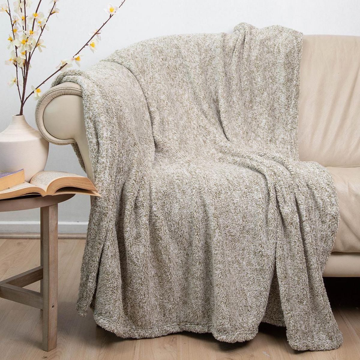 DORAL - Manta Deluxe Chiporro Two Tones Especial Verde Oscuro