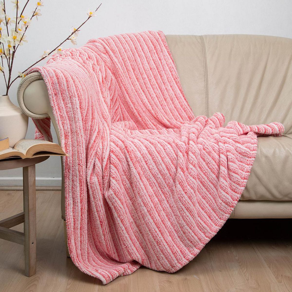 DORAL - Manta Deluxe Chiporro Two Tones Especial Rosa