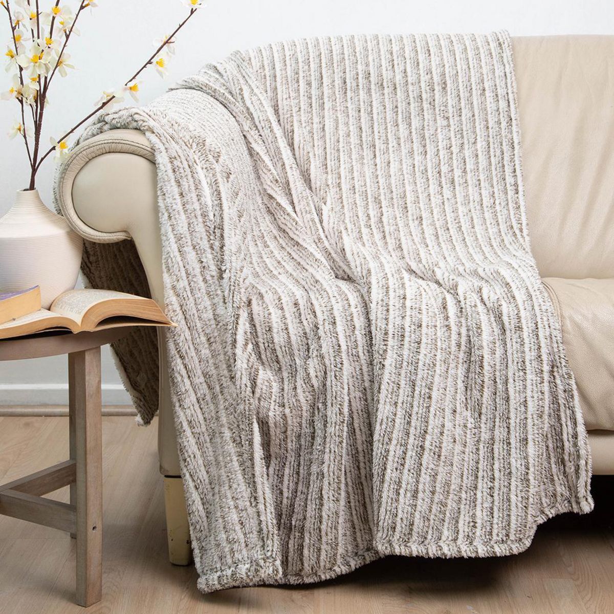 DORAL - Manta Deluxe Chiporro Two Tones Especial Crudo