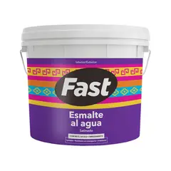 TRICOLOR - Esmalte al Agua Fast Satinado 1 galón(es) Blanco