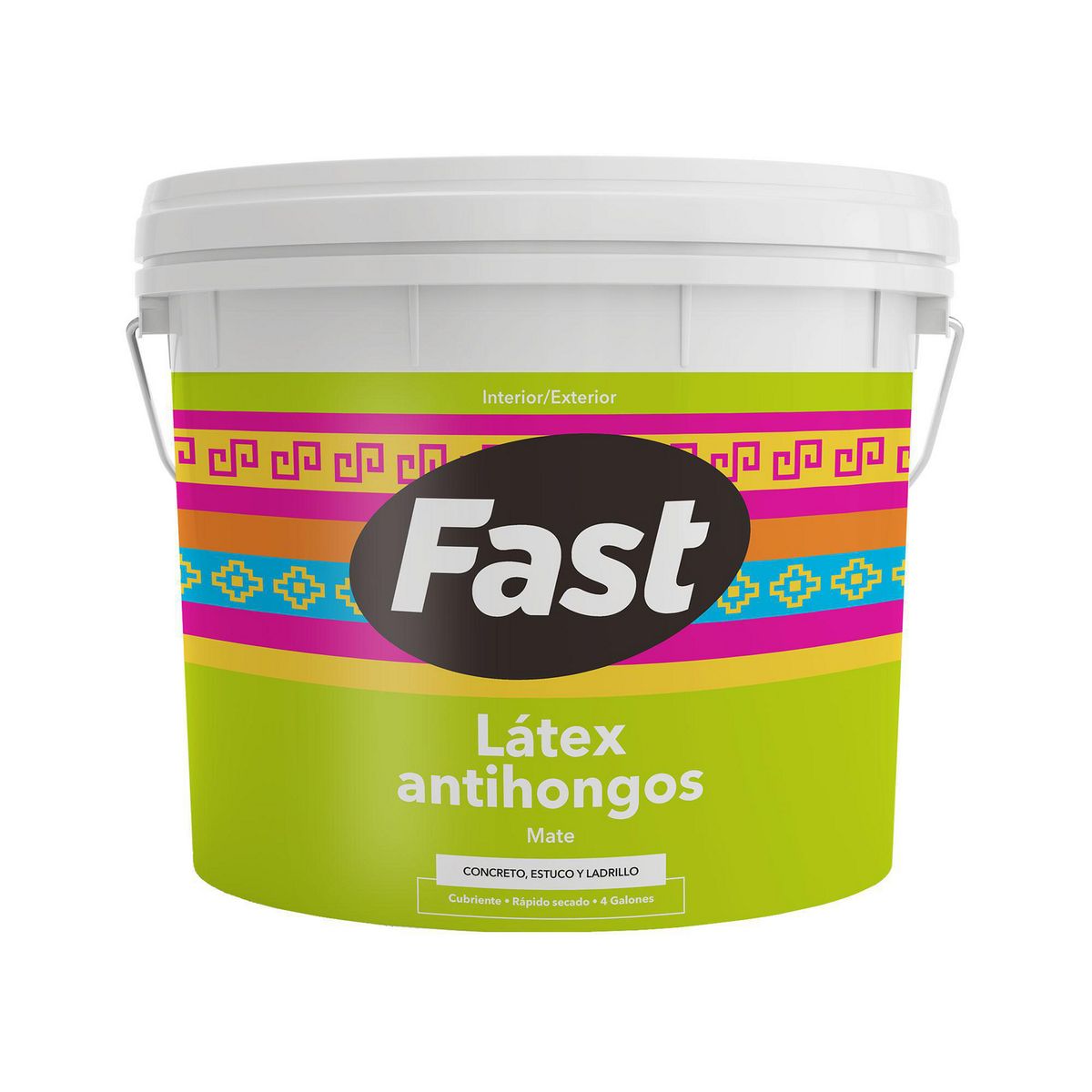 TRICOLOR - Látex Antihongos Tineta 4 galón(es) Mate Blanco