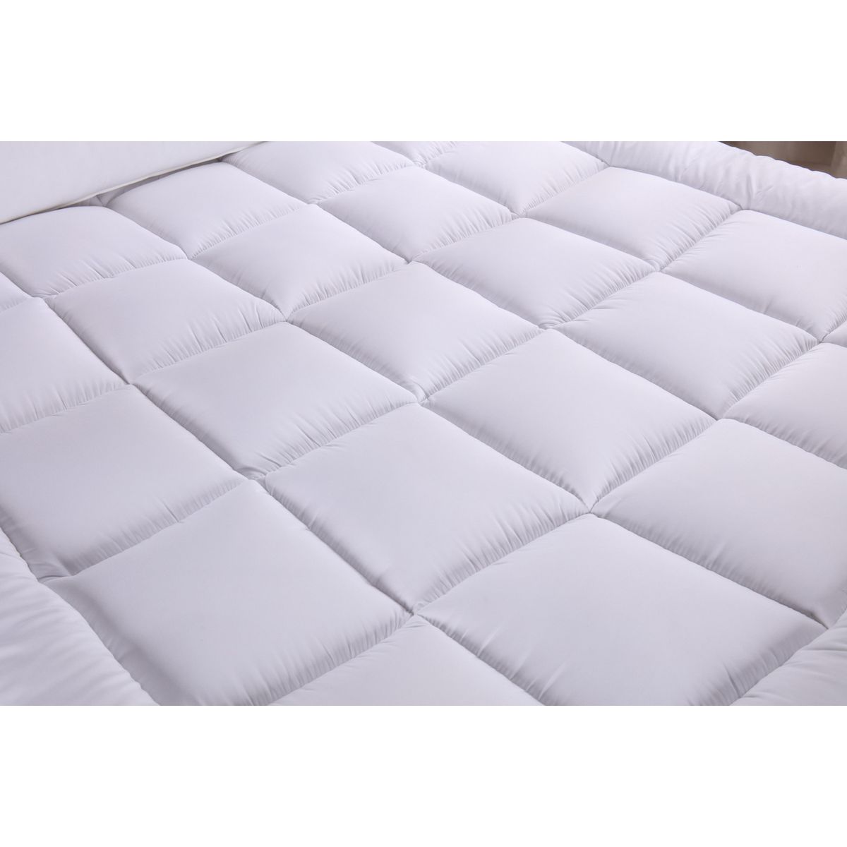 ILLUSIONS - Cubrecolchón 1 plaza Blanco