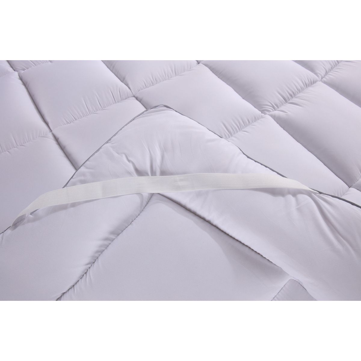 ILLUSIONS - Cubrecolchón 1.5 plazas Blanco