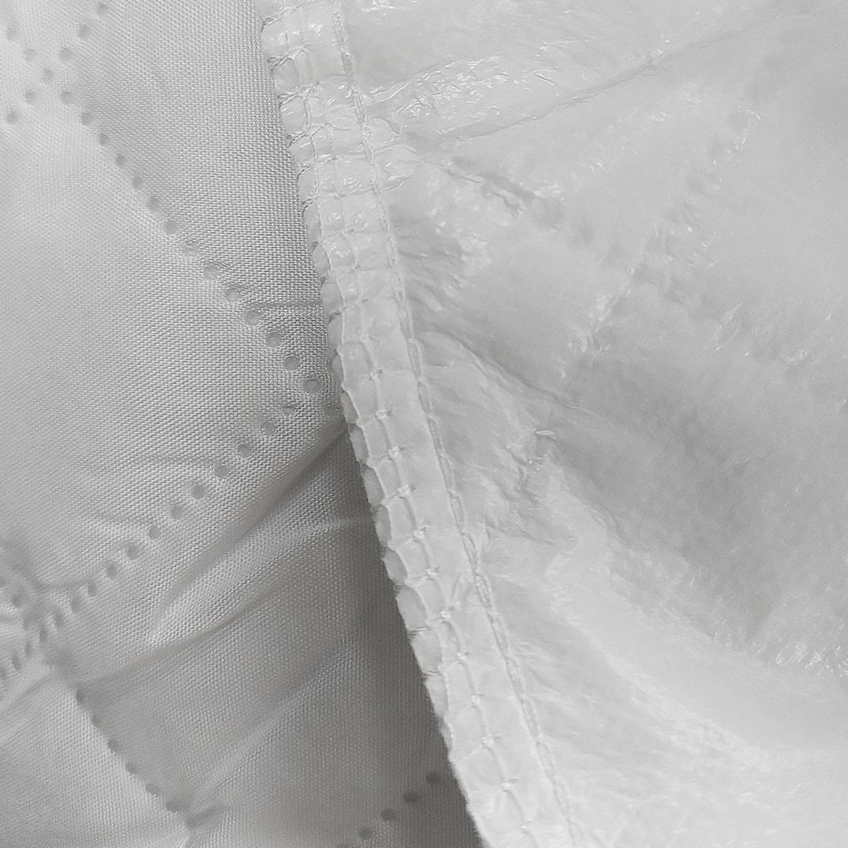 ILLUSIONS - Cubrecolchón 2 plazas Blanco