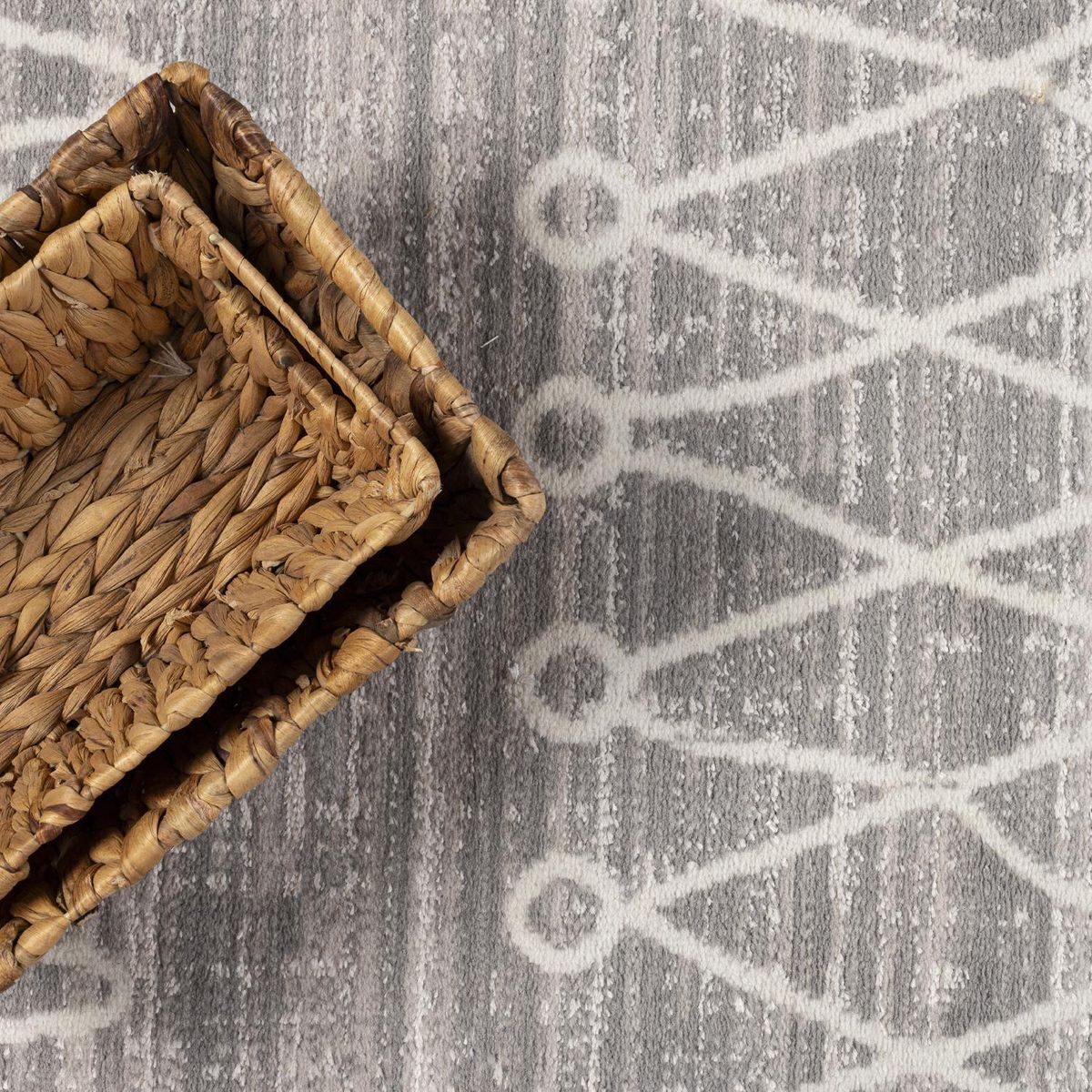 DIB - Alfombra Grande Noruega 200x290 cm Gris