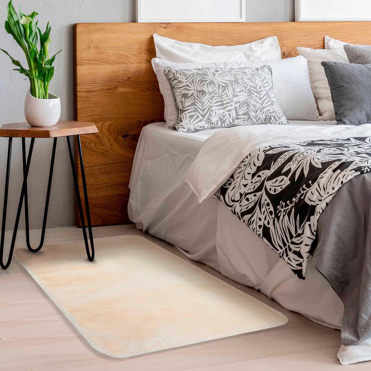 DIB - Alfombra Luxury Soft 60x120 cm Crema