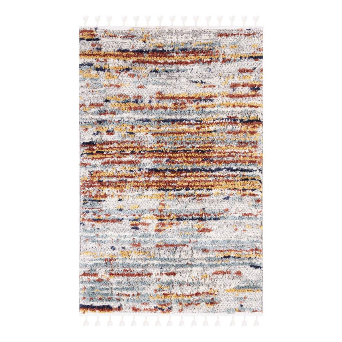 DIB - Alfombra Marruecos 160x230 cm Blanco/ Gris