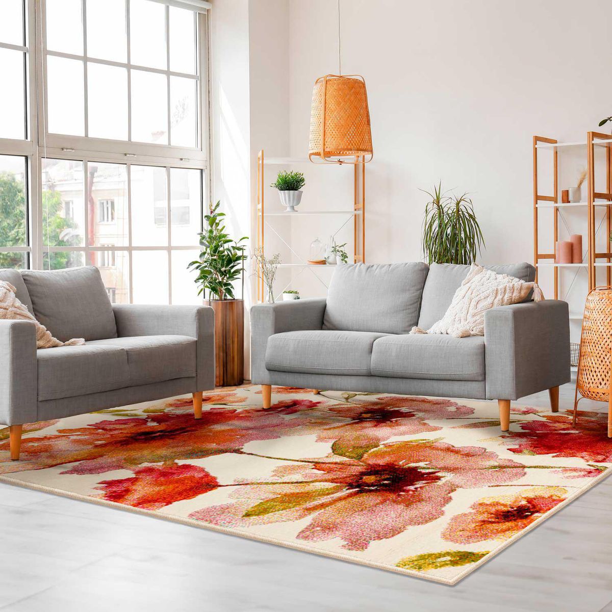 DIB - Alfombra Acuarela 160x230 cm Multi