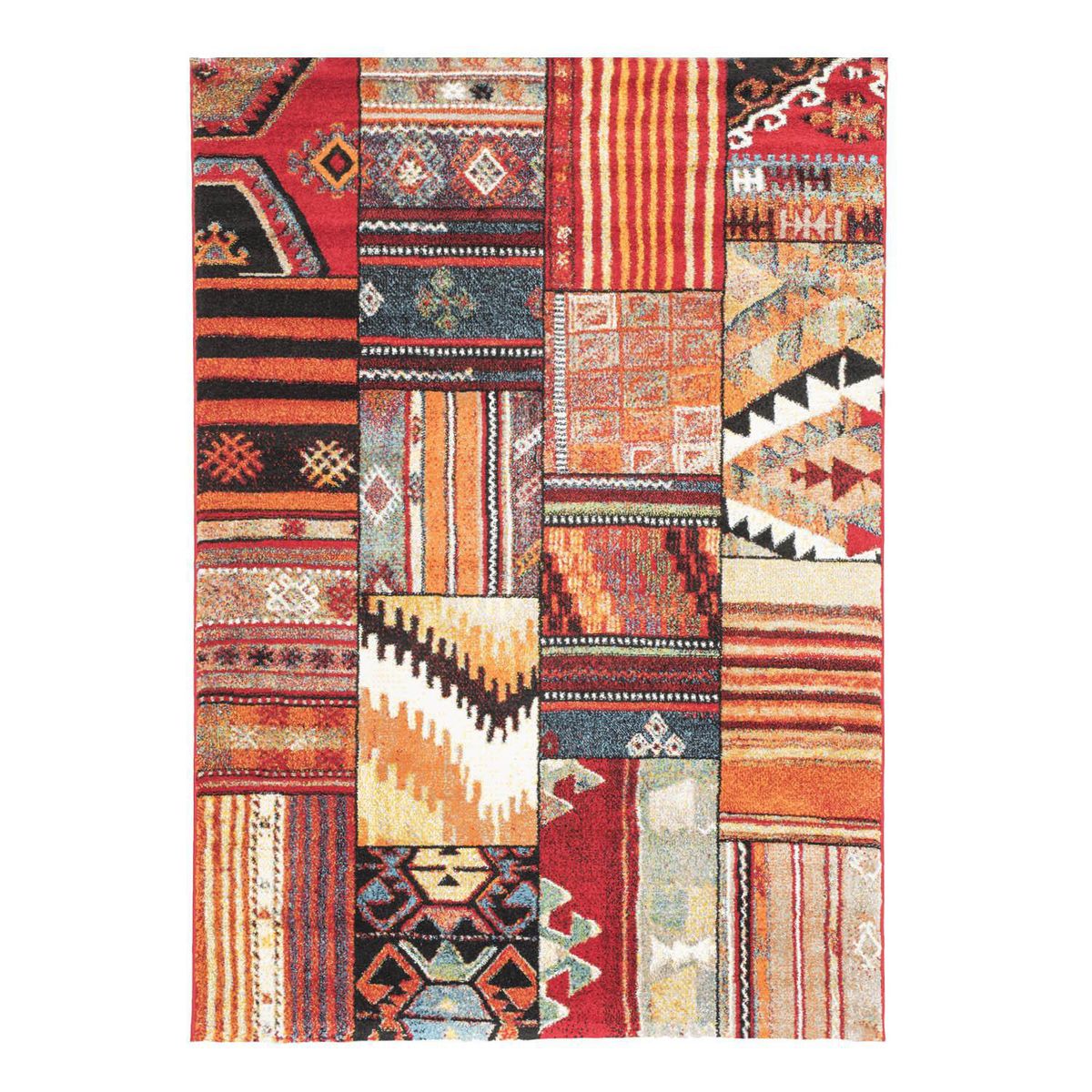 DIB - Alfombra Kelim Patch 80x150 cm Multi