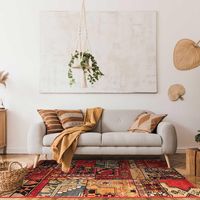 Alfombra Kelim Patch 160x230 cm Poliéster Multi