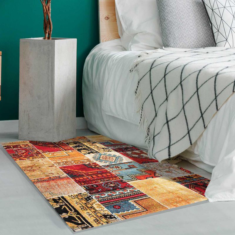 DIB - Alfombra Kelim Patch 80x150 cm Multi