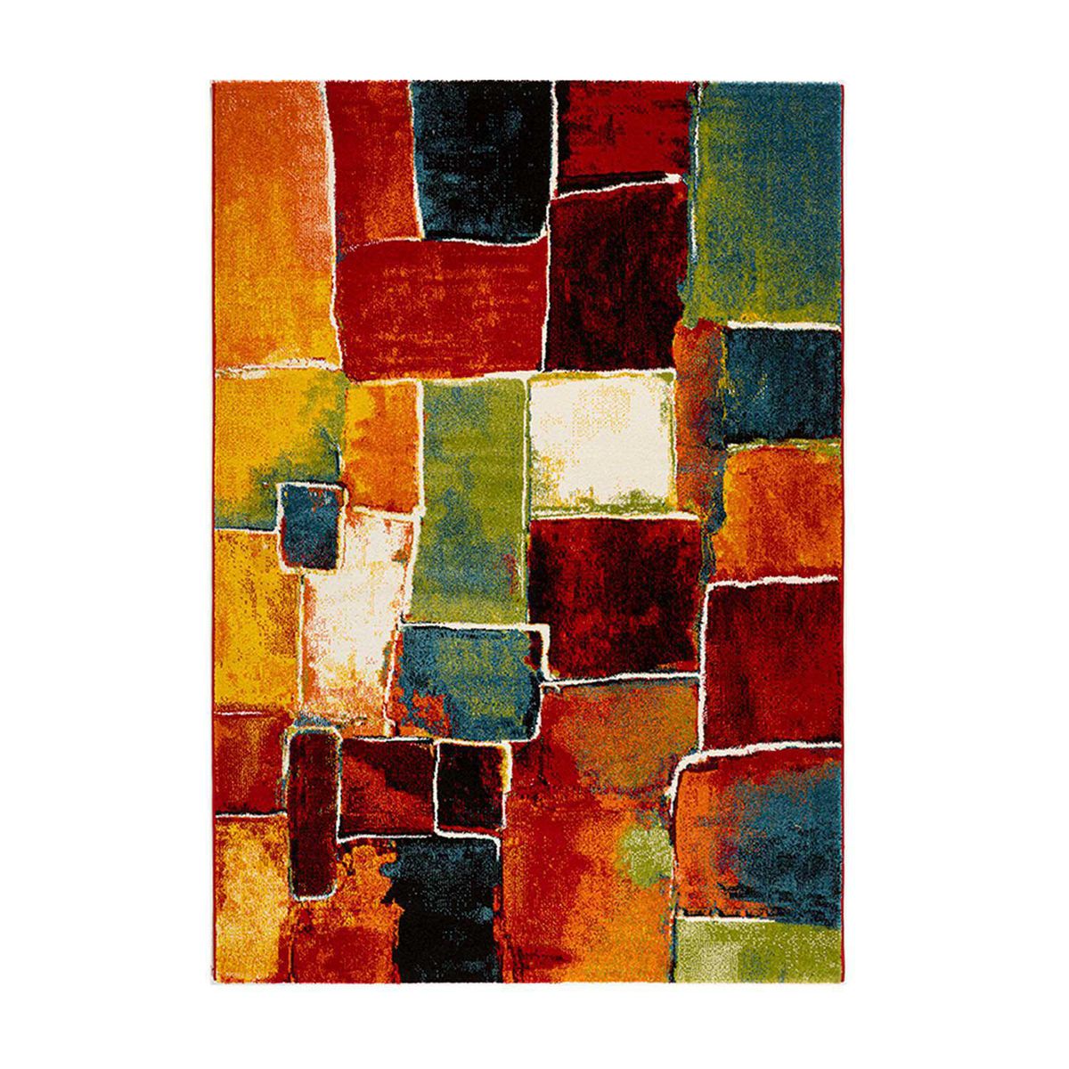 DIB - Alfombra Grande Inusual 200x290 cm Multi