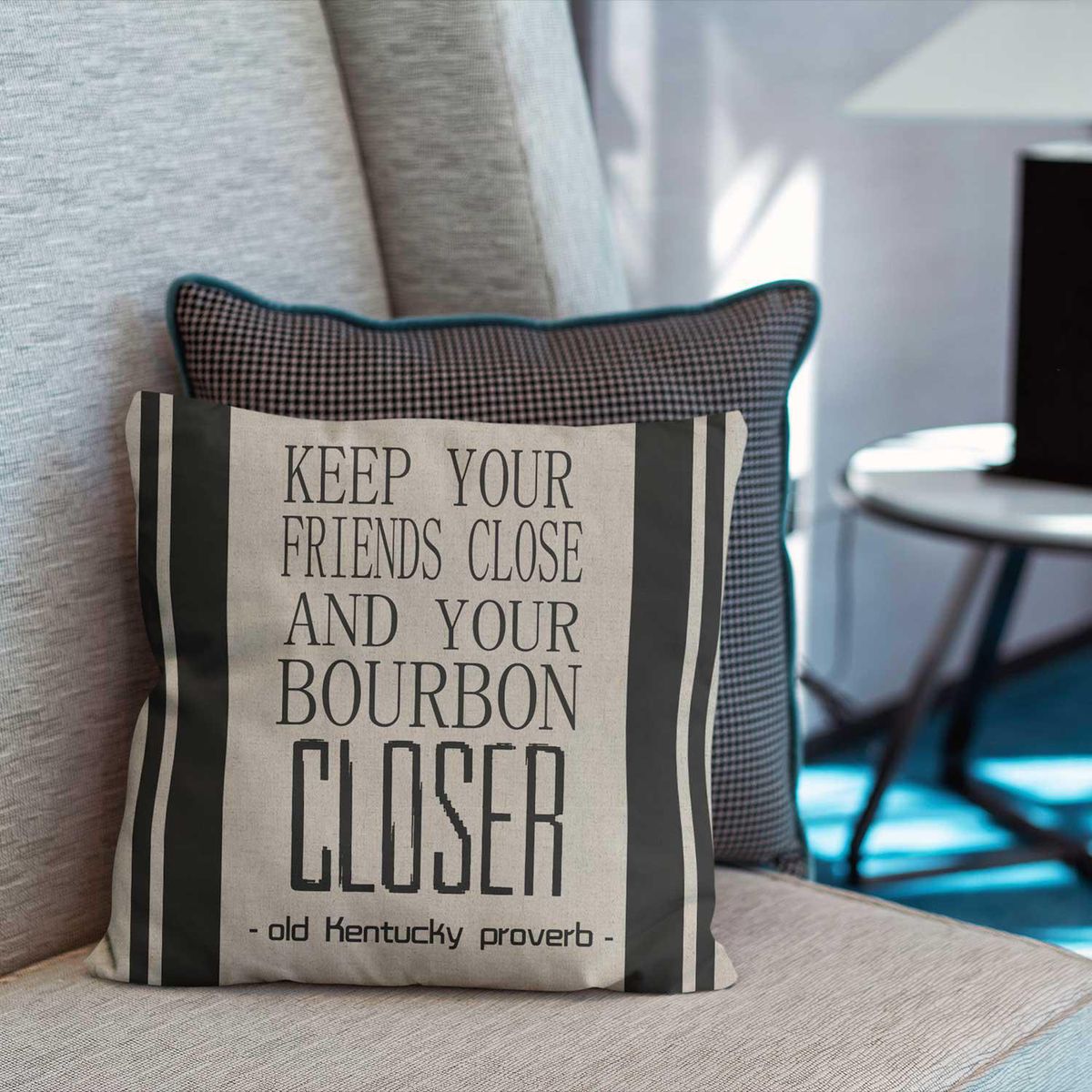 DIB - Cojín Lino Beige 45x45 cm