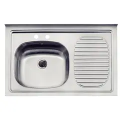 TRAMONTINA - Lavaplatos Sobreponer 1 Cubeta(s) 52x19x13 cm Acero inoxidable