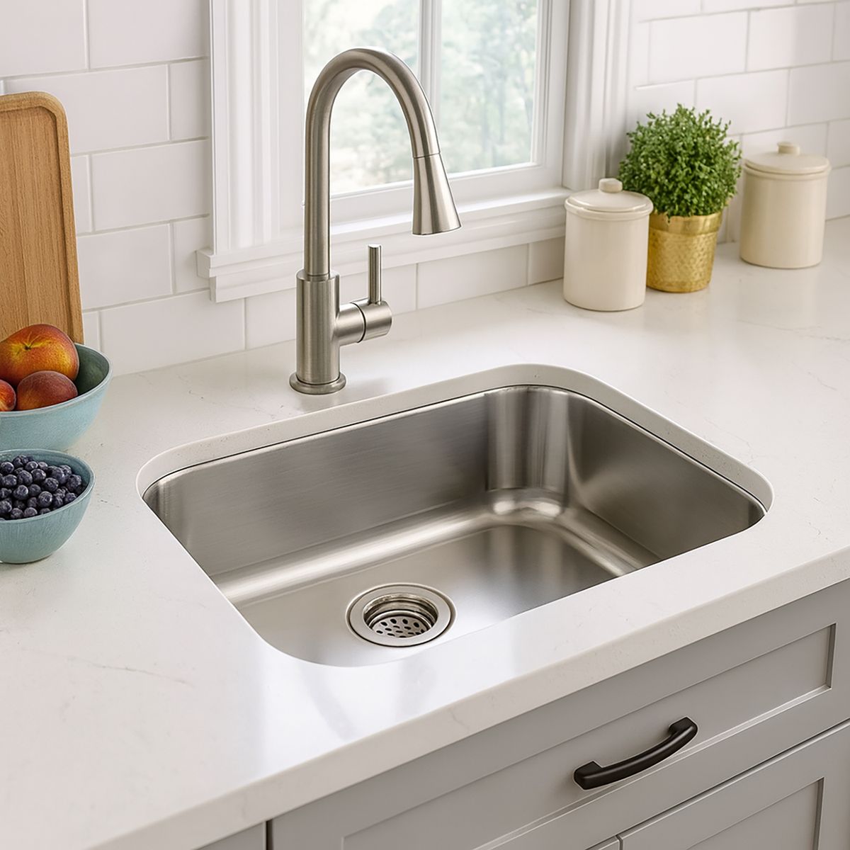 TRAMONTINA - Cubeta Lavinia 38x15.5x14.5 cm Acero inoxidable