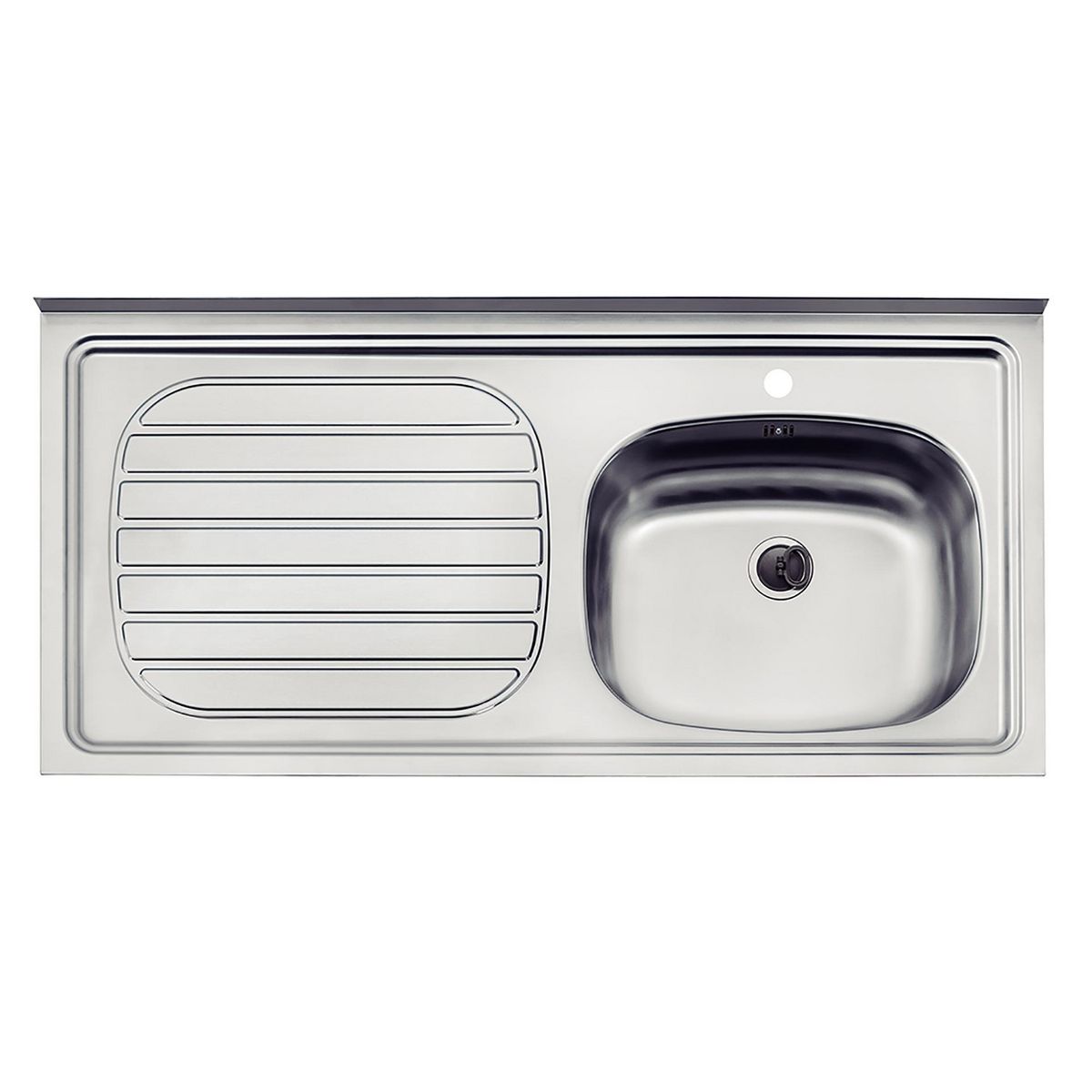 TRAMONTINA - Lavaplatos Sobreponer Secador Izquierdo 1 Cubeta(s) 52x19x13 cm Acero inoxidable