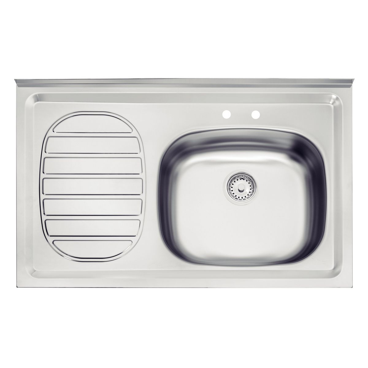 TRAMONTINA - Lavaplatos Sobreponer Secador Izquierdo 1 Cubeta(s) 52x19x13 cm Acero inoxidable