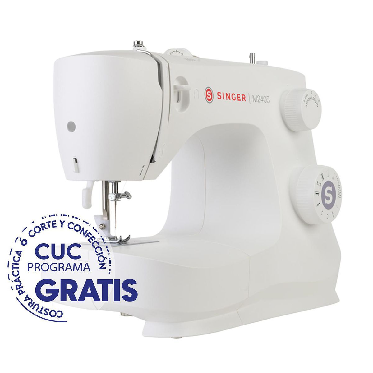 SINGER - Máquina de Coser Recta Zigzag M2405