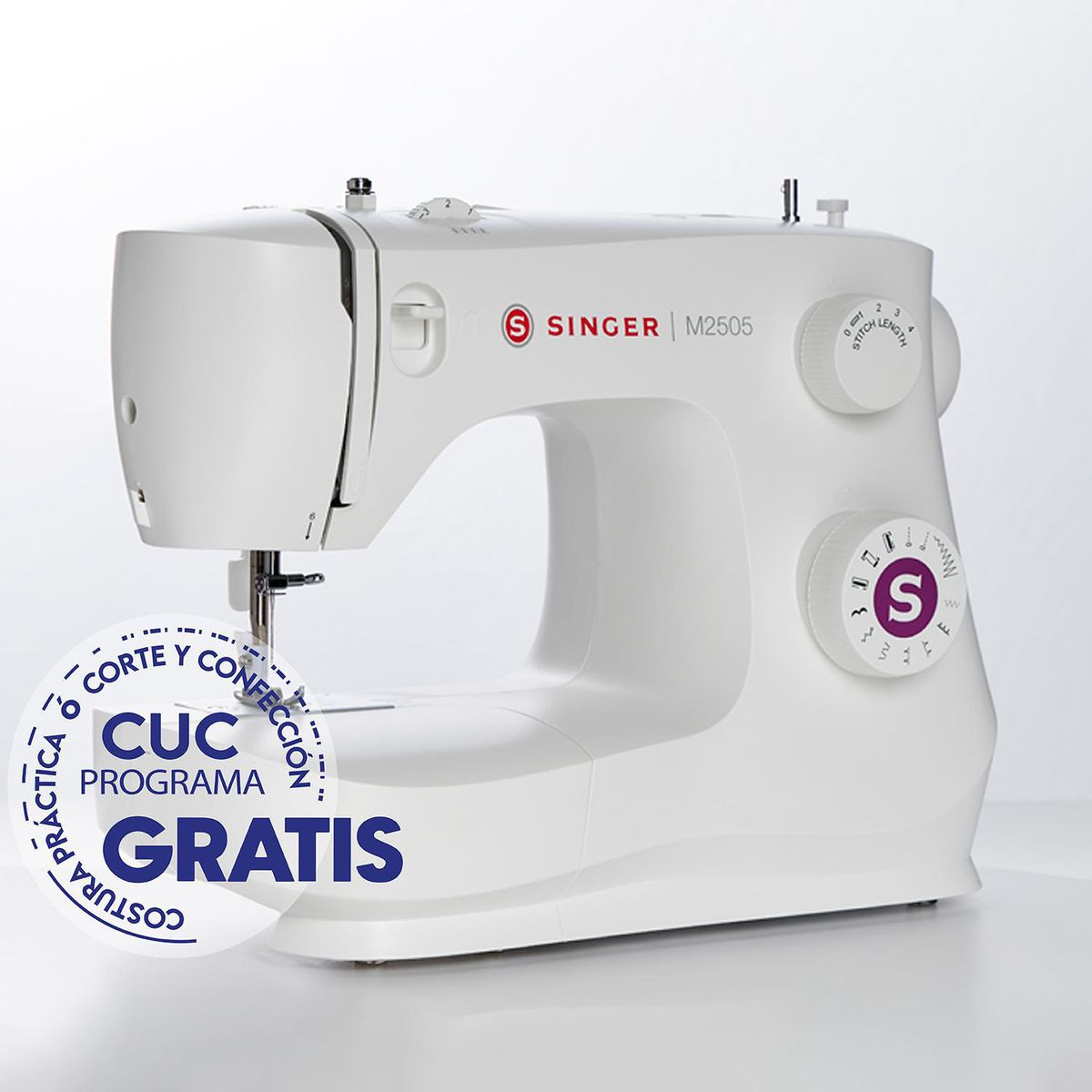 SINGER - Máquina de Coser Recta Zigzag M2505