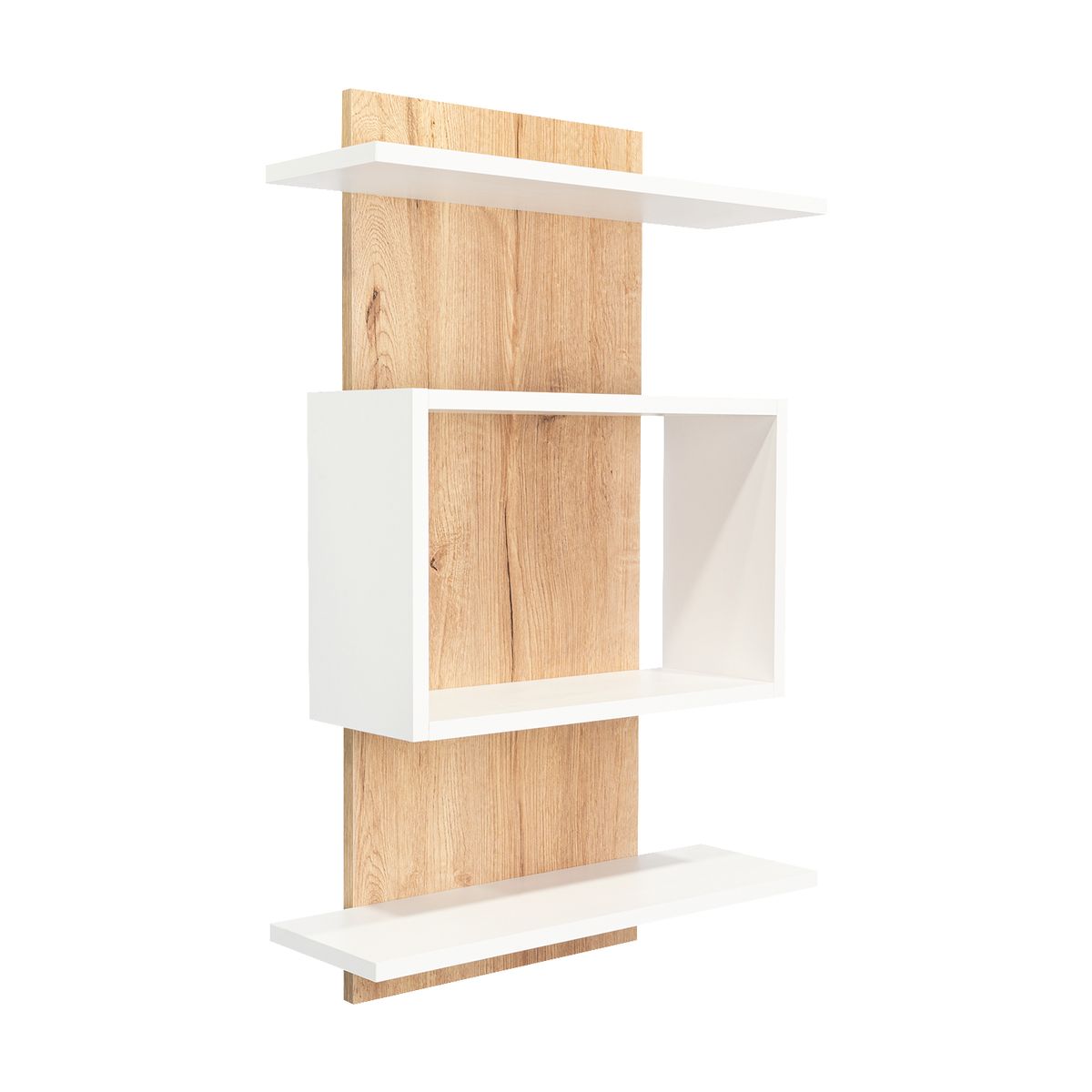 TUHOME - Mueble organizador MDP 4 Nivel(es) 51.3x79.5x17.5 cm Duna / blanco