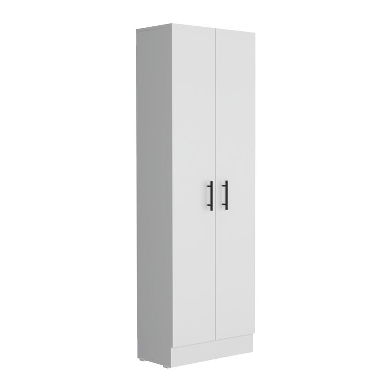 TUHOME - Mueble de cocina despensa multiusos Kitchen 170X56X30,2 cm blanco